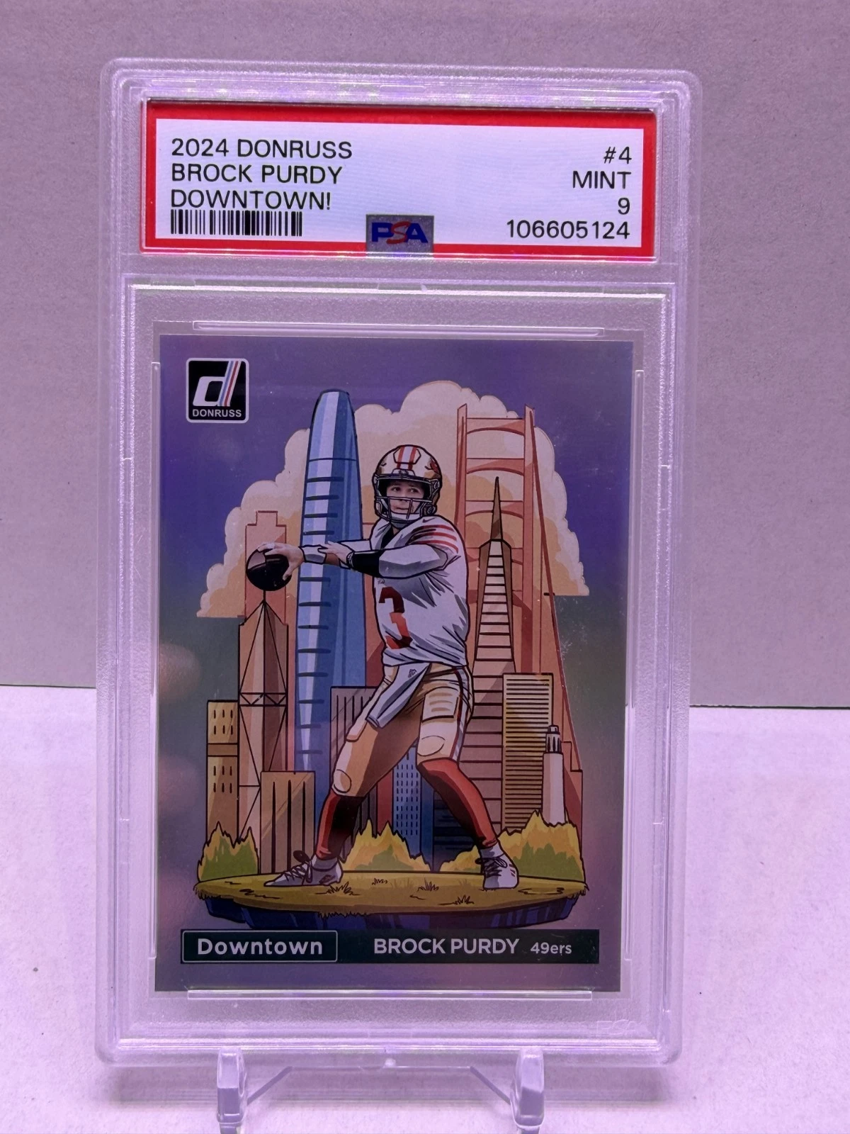 Brock Purdy — 2024 Panini Donruss Downtown!, SSP
